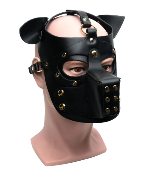 Bondage Pup Hood Black