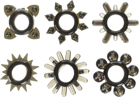 Doc Johnson Tower Of Power Cock Rings Set Black