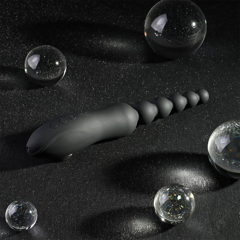 Playboy Pleasure Let It Bead Anal Beads with Clitoral Suction