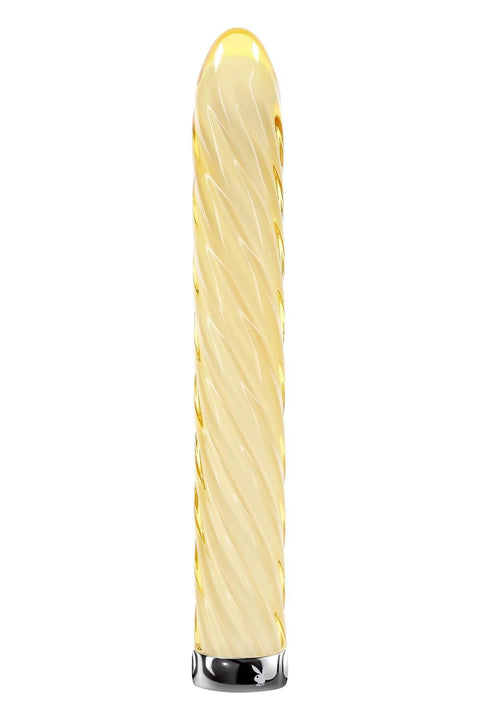 Playboy Twist of Fate Glass Vibrator