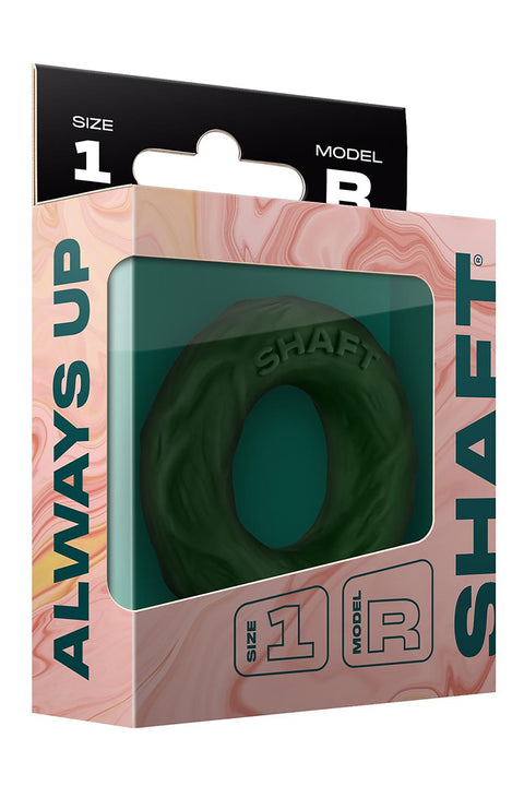 Shaft Model R Size 1 Cock Ring Green