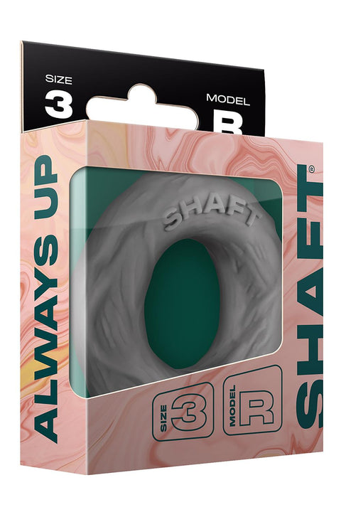 Shaft Model R Size 3 Cock Ring Grey