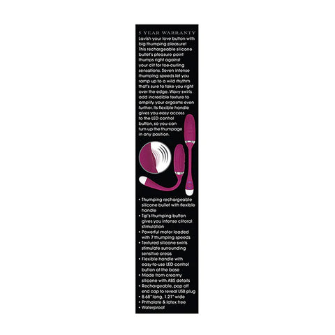 Adam & Eve Thumping Love Button