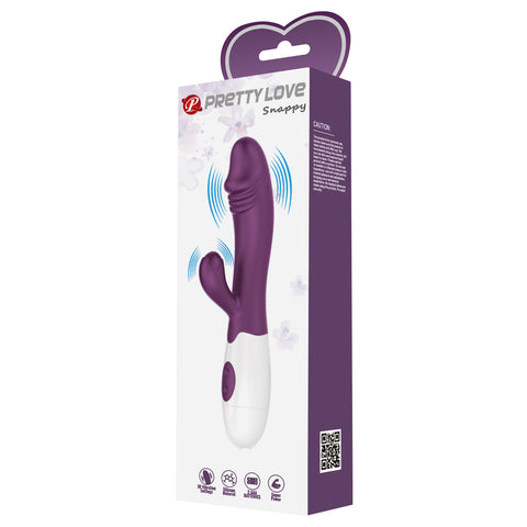 Pretty Love Snappy Purple Rabbit Vibrator Bi-014173-A2