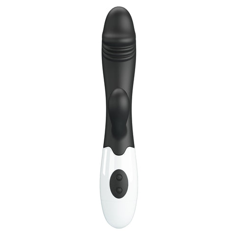 Pretty Love Snappy Rabbit Vibrator Black BI-014173-A3