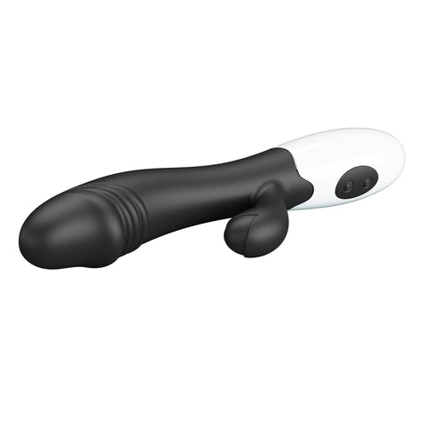 Pretty Love Snappy Rabbit Vibrator Black BI-014173-A3