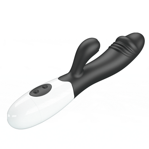 Pretty Love Snappy Rabbit Vibrator Black BI-014173-A3