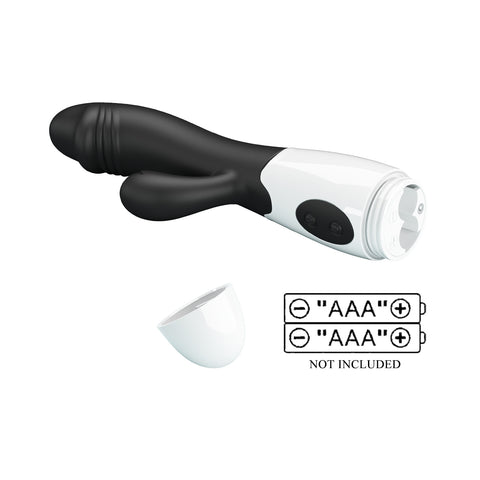 Pretty Love Snappy Rabbit Vibrator Black BI-014173-A3