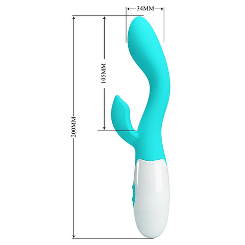 Pretty Love Brighty Rabbit Vibrator Teal BI-014174-A1