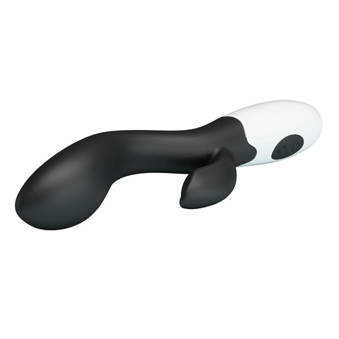 Pretty Love Brighty Rabbit Vibrator Black BI-014174-A3