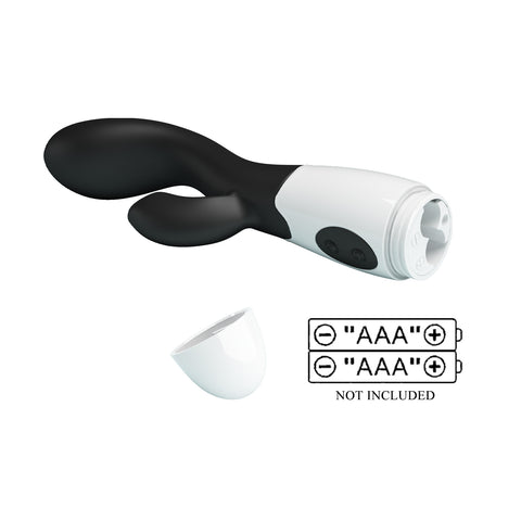 Pretty Love Brighty Rabbit Vibrator Black BI-014174-A3