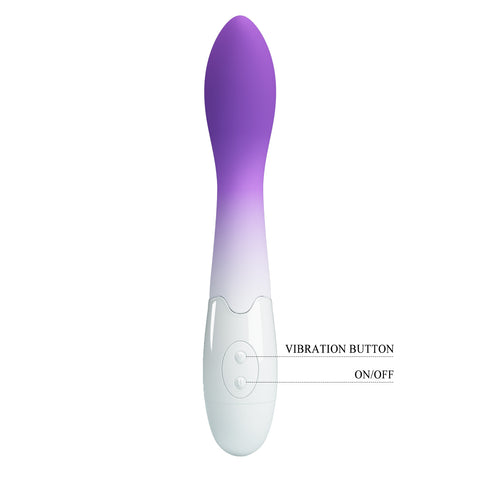 Pretty Love Bishop G-spot Vibrator Purple BI-014220-A6