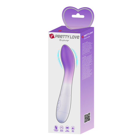 Pretty Love Bishop G-spot Vibrator Purple BI-014220-A6