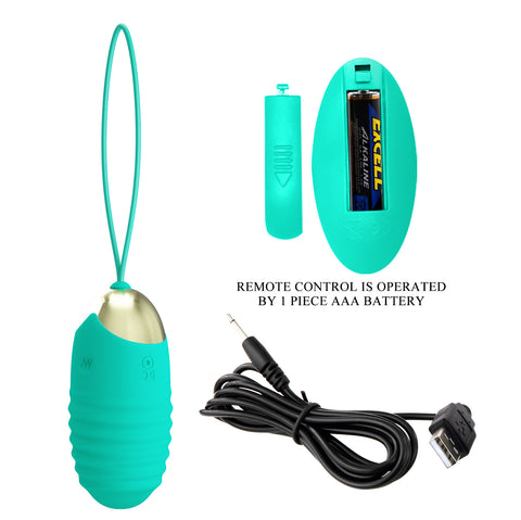 Pretty Love Jessica 3 Egg Vibrator Green BI-014362W-3A4
