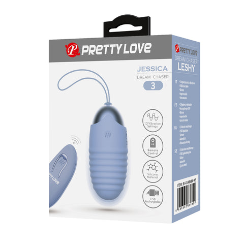 Pretty Love Jessica 3 Egg Vibrator Blue BI-014362W-3A5