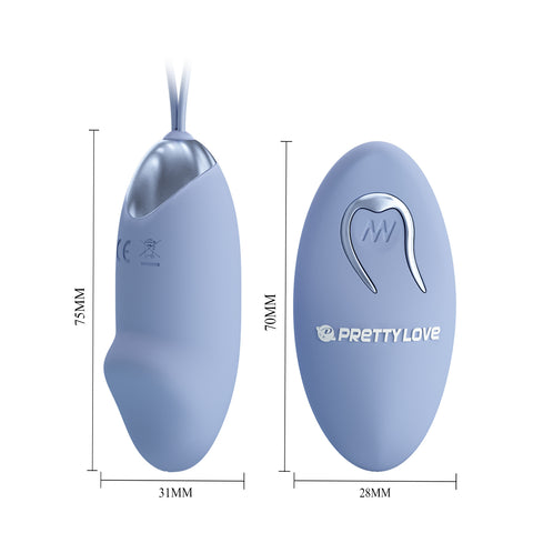 Pretty Love Julia 2 Egg Vibrator Blue BI-014362W-4A5