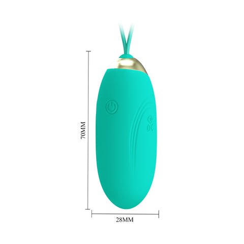 Pretty Love Jenny 1 Egg Vibrator Teal BI-014362W-9A4
