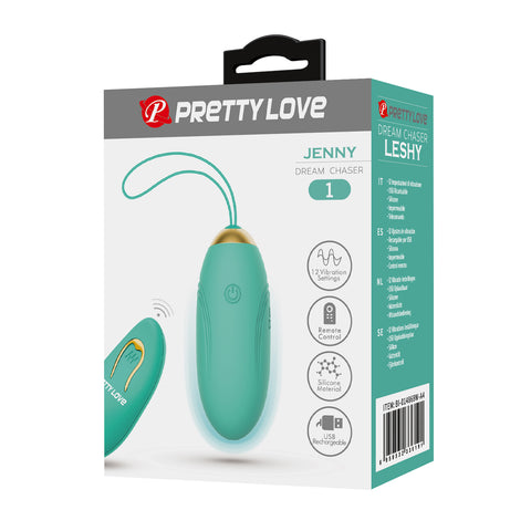 Pretty Love Jenny 1 Egg Vibrator Teal BI-014362W-9A4