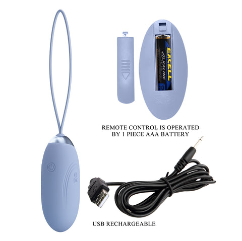 Pretty Love Jenny Egg Vibrator Blue BI-014362W-9A5