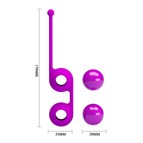 Pretty Love Kegel Balls III Purp BI-014493-2