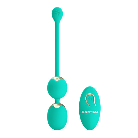 Pretty Love Willie 6 Egg Vibrator Teal BI-014548W-A4