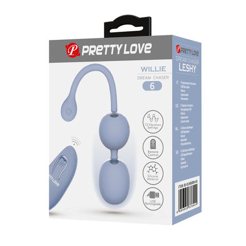 Pretty Love Willie 6 Kegel Balls Blue BI-014548W-A5