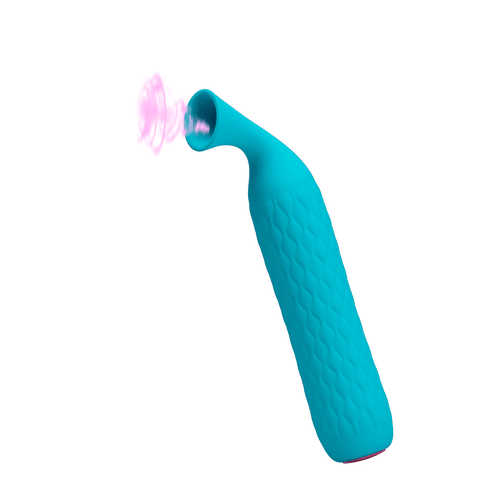 Pretty Love Quentin Sucking Clitoral Vibrator Teal 564