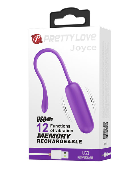 Pretty Love Joyce Vibrating Love Egg Purple 665