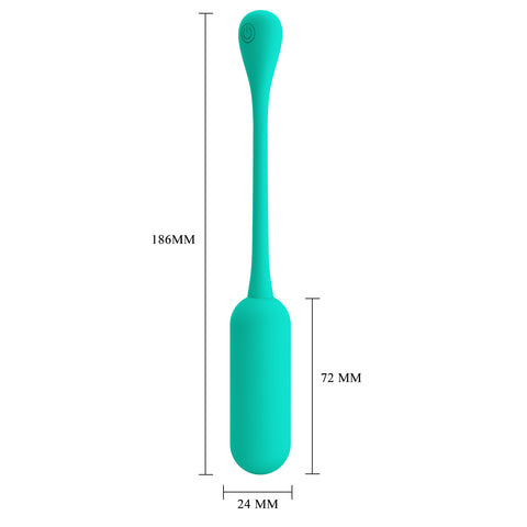 Pretty Love Lechies 5 Egg Vibrator Teal BI-014867W-A4