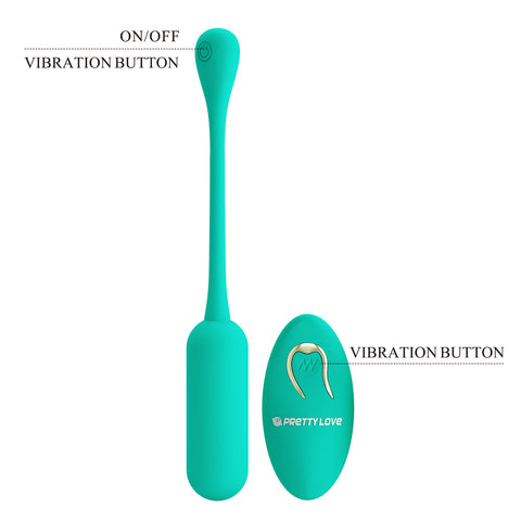 Pretty Love Lechies 5 Egg Vibrator Teal BI-014867W-A4