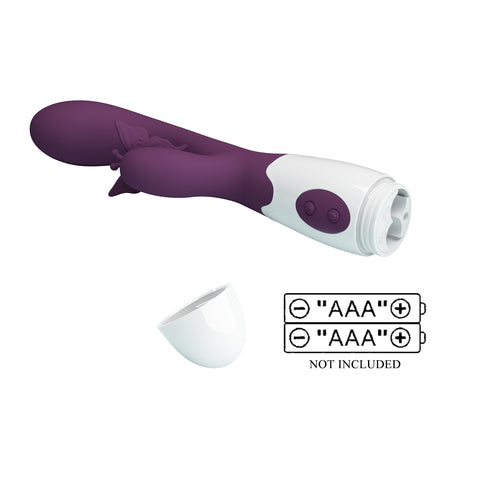 Pretty Love Butterfly Kiss Rabbit Vibrator BI-014927-A2