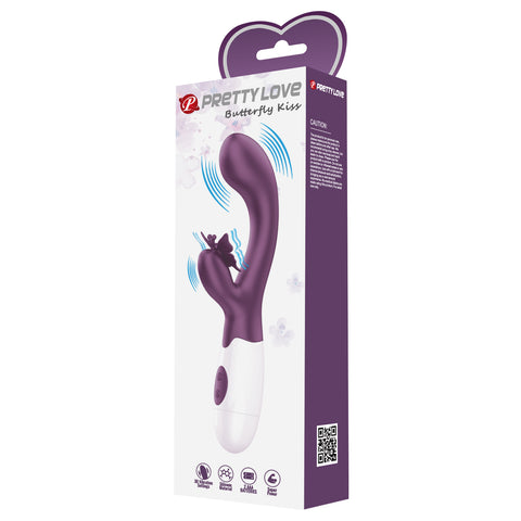 Pretty Love Butterfly Kiss Rabbit Vibrator BI-014927-A2