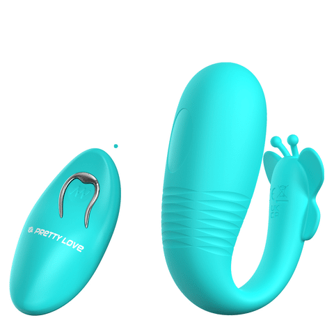 Pretty Love Remi Butterfly Vibrator Teal Bi-300093 W