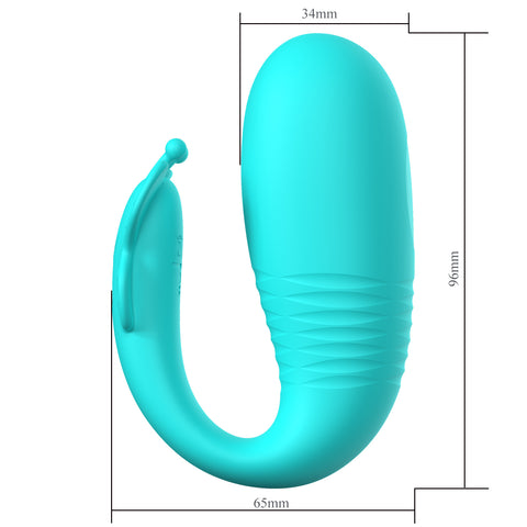 Pretty Love Remi Butterfly Vibrator Teal Bi-300093 W