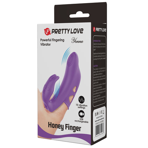 Pretty Love Jordin Honey Finger Vibe BI-300096