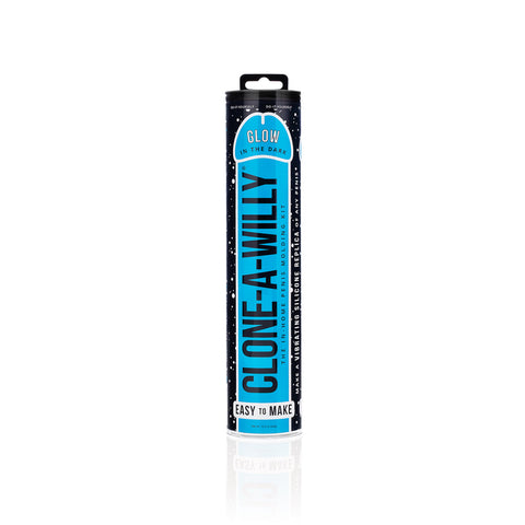 Clone-A-Willy Vibrating DIY Dildo Kit Blue Glow in The Dark
