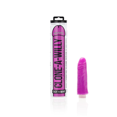 Clone-A-Willy Vibrating DIY Dildo Kit Neon Purple