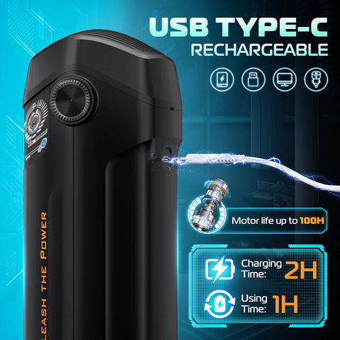 Cyberskin The Titan Thrusting & Vibrating Auto Masturbator with Heater