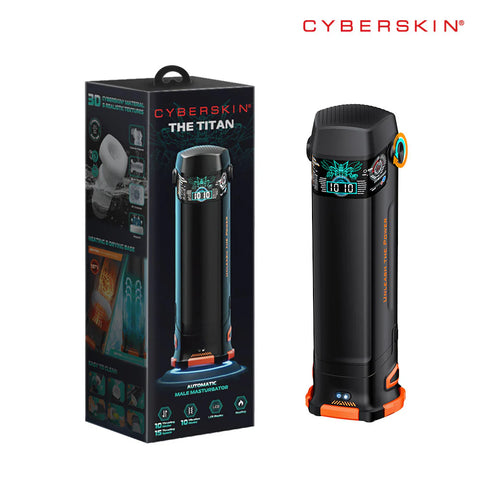 Cyberskin The Titan Thrusting & Vibrating Auto Masturbator with Heater