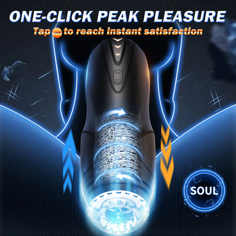 Cyberskin The Galaxy Voy Thrusting & Rotating Auto Masturbator with Heater