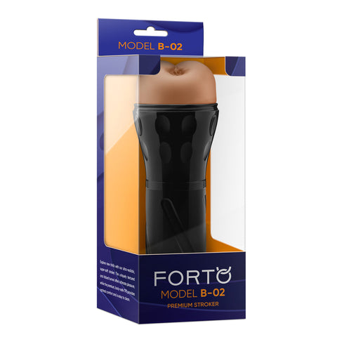 Forto Model B-02 Premium Stroker Butt Tan