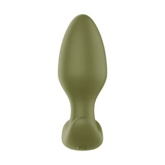 Forto Vibrating Anal Plug Green