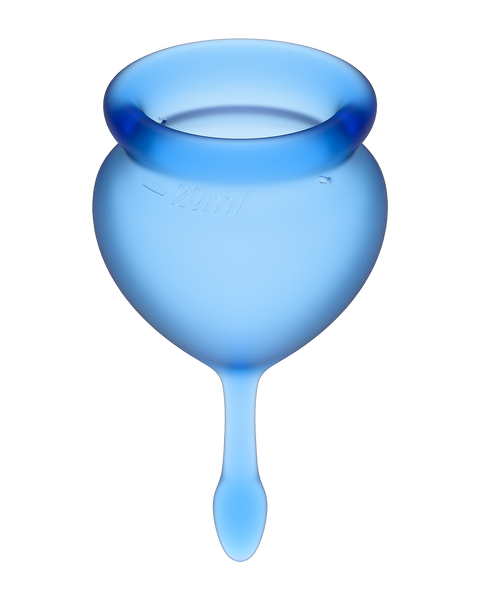 Satisfyer Feel Good Menstrual Cups Dark Blue