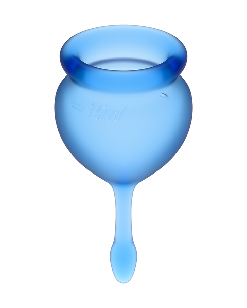 Satisfyer Feel Good Menstrual Cups Dark Blue
