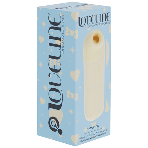 Loveline Sweetie Removable Head Clitoral Air Pulse Vibe Yellow