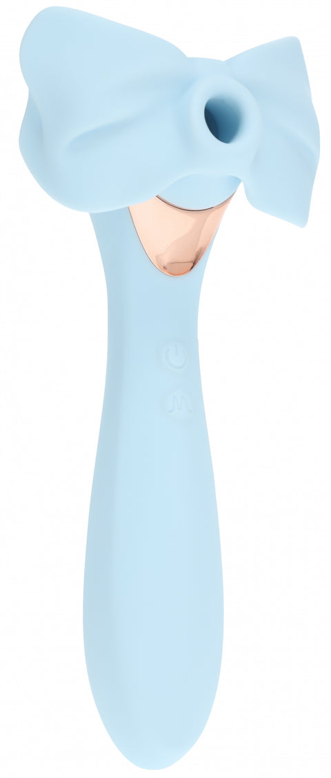 Loveline Darling Clitoral Air Pulse Interchangeable Head Vibe Blue