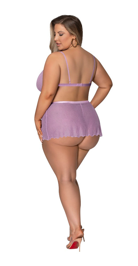 Exposed Girl Next Door M286 Lilac 2XL