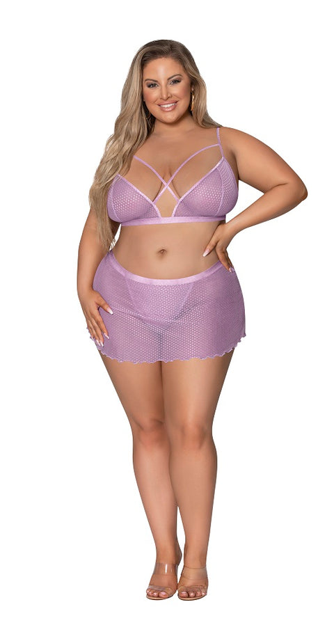 Exposed Girl Next Door M286 Lilac 2XL
