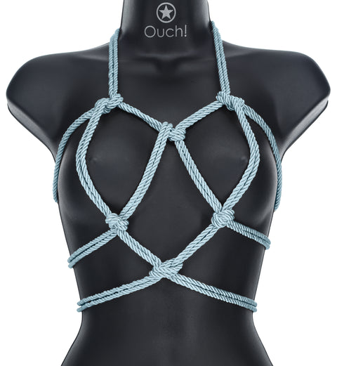 Ouch Bondage Rope 10m Powder Blue