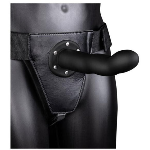 Ouch Curved Hollow Strap 8" Black
